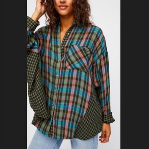 Free People One of The Guys Shirt